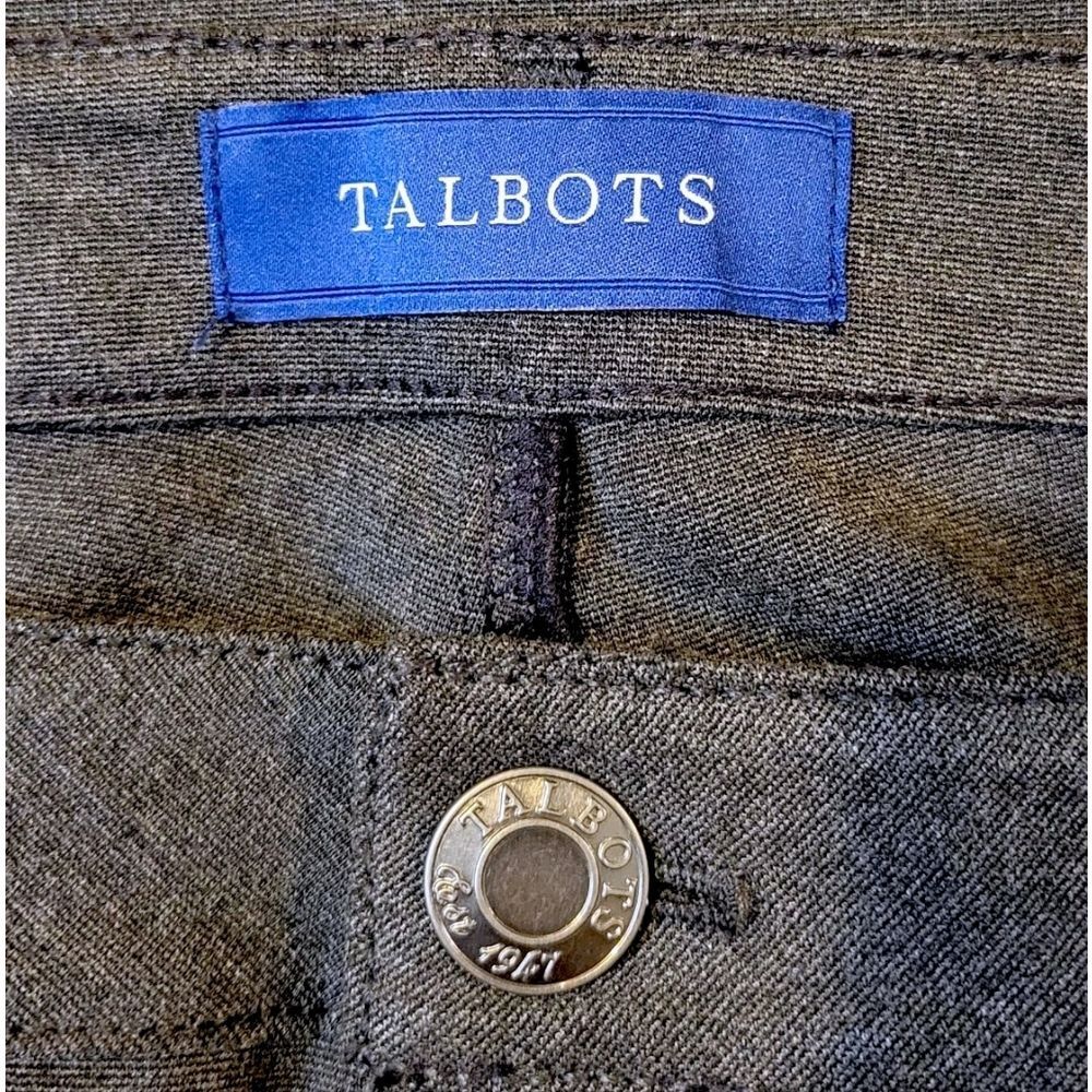 Talbots Flawless Dark Gray High-Waisted Straight Leg Pants Size 22W Petite - Picture 5 of 8